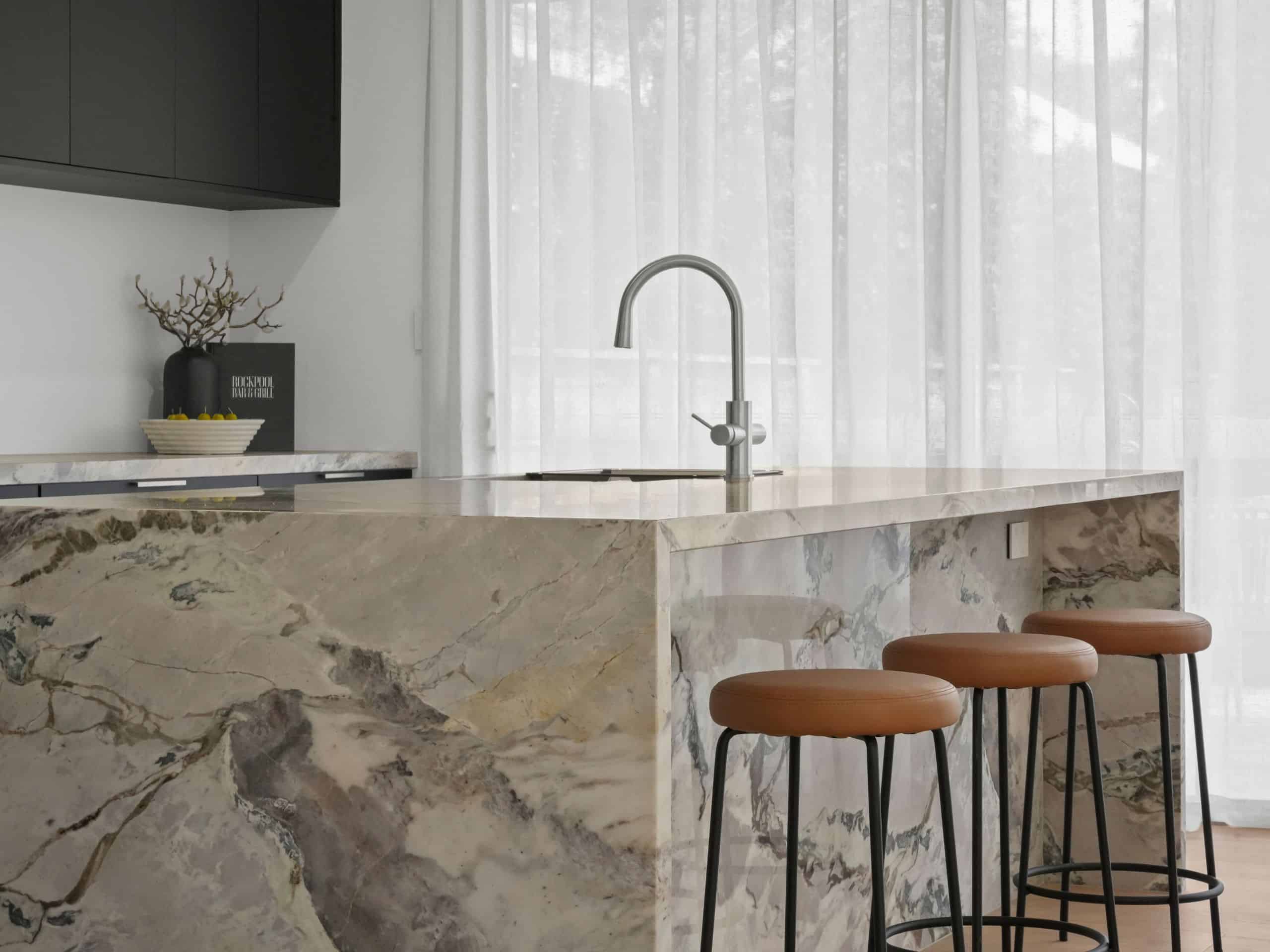 Custom Kitchen Benchtops - Stone Constructions Queensland